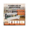 thumbnail image 3 of Continuous Bag Band Sealing Machine, 0.24-0.47 In/6-12 Mm Seal Width, Horizontal Band Sealer Machine With Digital Temperature Control, Bag Sealer For 0.02-0.8 Mm Plastic Bags, Inflation Function, 3 of 10