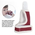 thumbnail image 4 of Protector De Dedos Para Bebé, Múltiples Golpes De Masaje, Cordón De Muñeca Ajustable Multifuncional, Cómodo Protector De Silicona Para Chupar El Pulgar Para Exteriores, 4 of 7