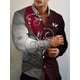 thumbnail image 1 of Camisa de hombre con estampados florales gráficos, de manga larga, con botones, para exteriores, de calle, ropa de diseñador de moda tropical, 1 of 6
