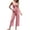 Pink, variant on Vedolay Womens Jumpsuit Women's Yoga Ribbed One Piece Jumpsuits Ribbed Workout Rompers Long Sleeve Exercise Jumpsuits,Pink M