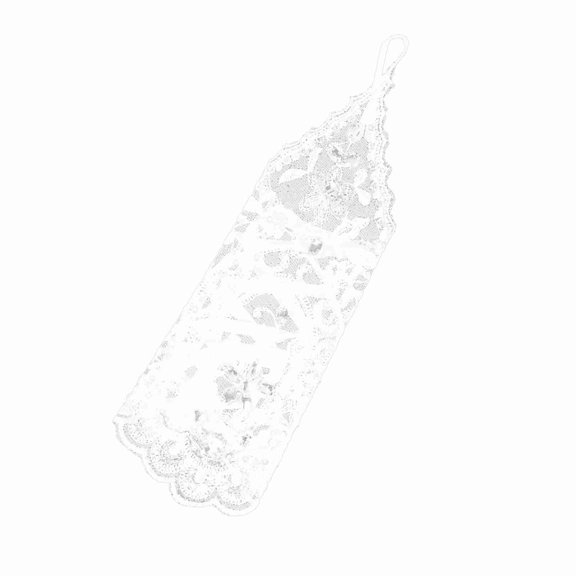 Retro Syle Ivory Lace Flower Bride Bridal Rhinestone Sexy Fingerless Gloves Wedding White
