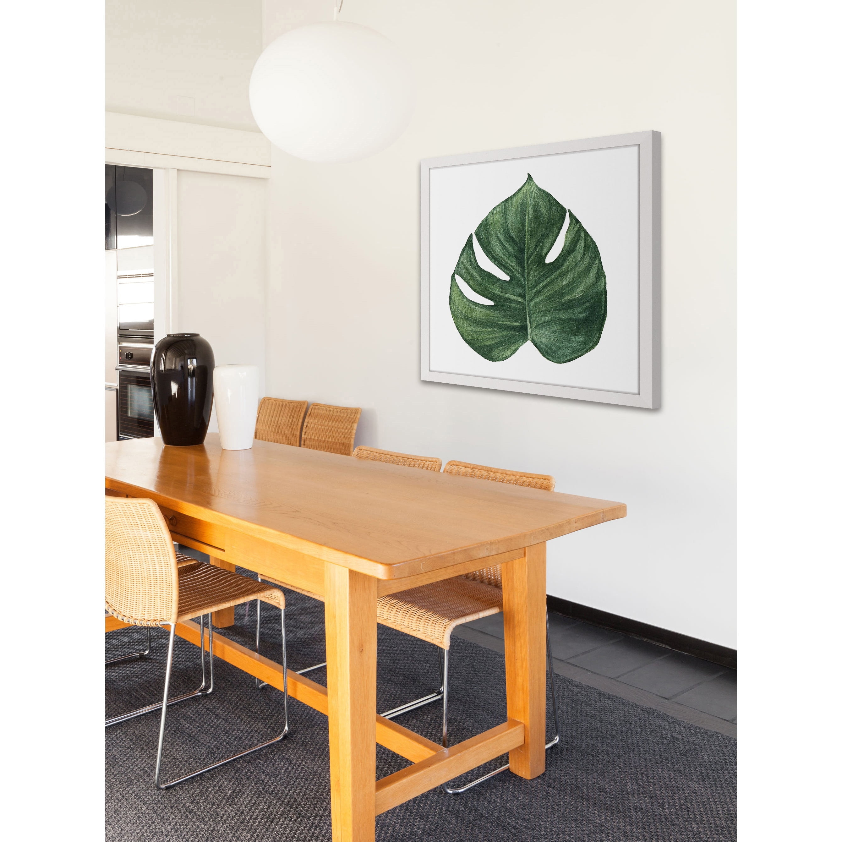 Marmont Hill "Top Leaf II" by Shayna Pitch Framed Painting Print