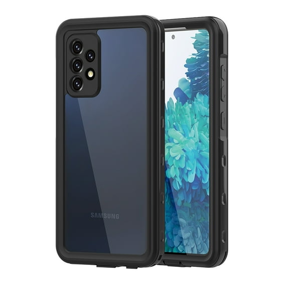 Samsung Galaxy A52 5G Case with Built-in Screen Protector, Dteck IP68 Waterproof Case Rugged Full-Body Shockproof Cover for Samsung Galaxy A52 5G, Black