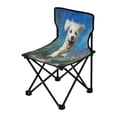 thumbnail image 6 of 600D Oxford Camping Chair Portable Foldable Chair Supports 220 lbs for Picnic, Fishing, Backpacking The Dog Is Running, 6 of 8