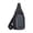 Gray, variant on Leodye 1PCS Unisex Waterproof Crossbody Sling Bag Multi-functional Portable Daily Use Hiking Travel Chest Backpack -11.8x6.7in