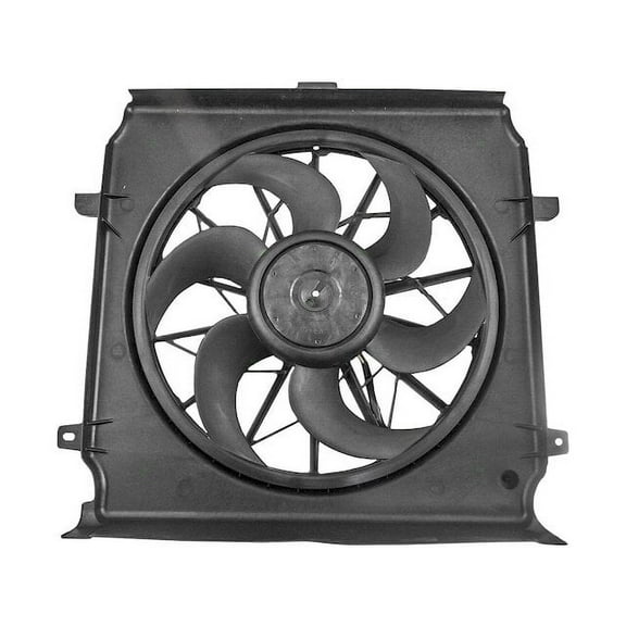 Radiator Fan Assembly - Compatible with 2004 - 2007 Jeep Liberty Sport Utility 4-Door 3.7L V6 Naturally Aspirated SOHC GAS 2005 2006