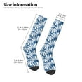 thumbnail image 5 of Balery Blue Shells Fun Novelty Socks Men'S Women'S Crew Socks Funny Crazy Novelty Socks Quirky And Cool Socks, 5 of 9