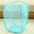 thumbnail image 5 of Farfi Foldable Pop Up Laundry Bag Home Mesh Washing Basket Bin Hamper Cloth Storage (Pink), 5 of 13