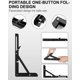 thumbnail image 3 of Soporte plegable de 452 mm, 2 piezas, soporte de consola plegable negro, soportes de estantería plegables de carga, soporte de consola plegable retráctil resistente, estante, 3 of 5