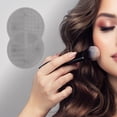 thumbnail image 2 of Unique Bargains 1Pc Durable Double Circle Shape Makeup Sponge Brush Cleaner Gray, 2 of 5