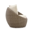 thumbnail image 5 of Ashley Furniture Danson Outdoor Fabric Swivel Lounge in Dark Brown (Set of 2), 5 of 7