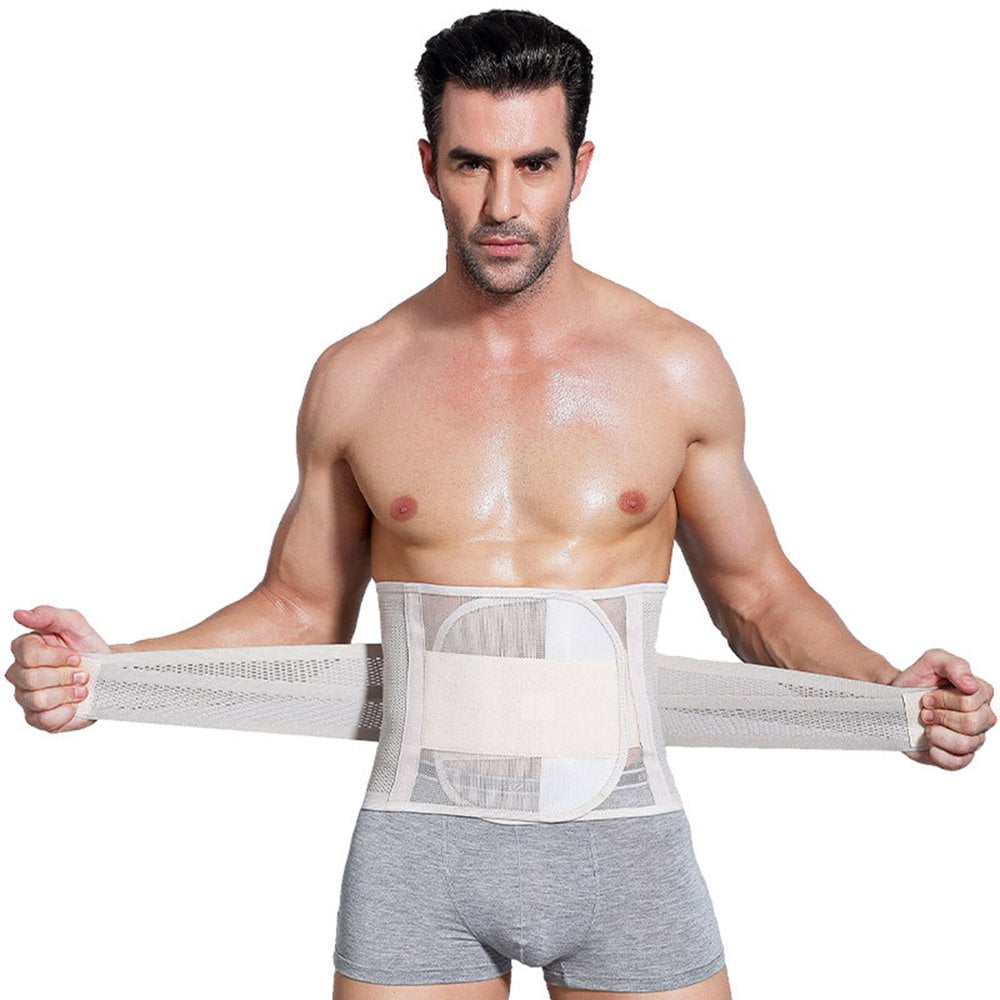 Men Body Shaper Corset Abdomen Tummy Control Waist Trainer Cincher Fat Burning Girdle Slimming Belly Belt for Male SOOSI Walmart