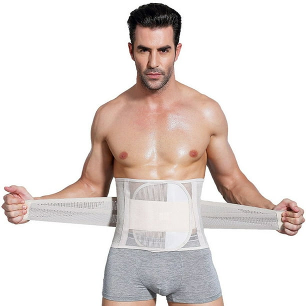 Men Body Shaper Corset Abdomen Tummy Control Waist Trainer Cincher Fat  Burning Girdle Slimming Belly Belt for Male,SOOSI
