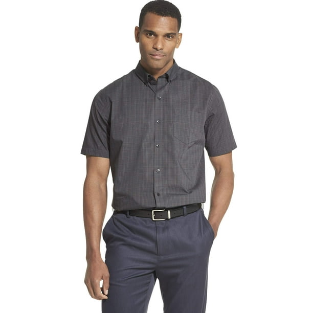 Van heusen men's flex stretch short sleeve non iron shirt sale