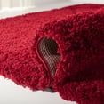 thumbnail image 6 of SAFAVIEH California Plush Solid Shag Area Rug, Red, 4' x 6', 6 of 11