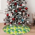 thumbnail image 5 of Rateoe Cartoon Koala Bear and Leaf Print Christmas Tree Skirt 30" for Xmas Holiday New Year Party Circle Tree Mat Ornaments Decoration, 5 of 7