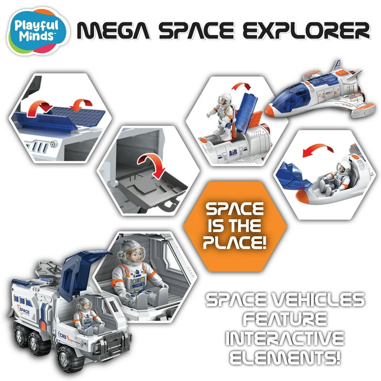 Playful Minds: Mega Space Explorer - 15pc Lights & Sounds