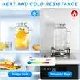 thumbnail image 6 of 68 oz Glass Water Carafe with Lid and Spout, 2L Water Pitcher with Silicone Base and Precise Scale Line, Easy to Clean Thickened Borosilicate Glass Jug for Cold and Hot Beverage, 6 of 7