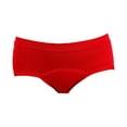 thumbnail image 5 of AWZXDE Women Menstrual Cycle Panties Side Leakproof Lengthened Triangle Comfortable Solid Color Sanitary Underwear Womens Underwear Red, 5 of 5