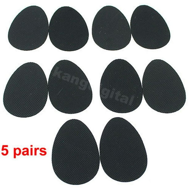 YEUHTLL 5 Pair No Slip Shoes Pads SelfAdhesive Shoe Grips Rubber Anti