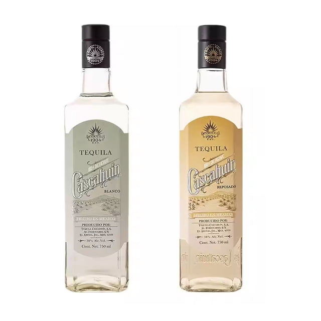 Duo Pack Tequila Cascahuín Tequila Blanco Reposado 750 Ml