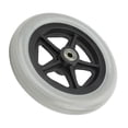 thumbnail image 4 of 7 Inch Wheelchair Front Wheels Disabled Old People Walk Chair Wheelchair Rubber Wheels, 4 of 5