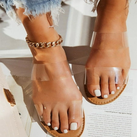 

HIBRO Fashion Women s Spring And Summer Casual Flat Sandals Beach Slippers