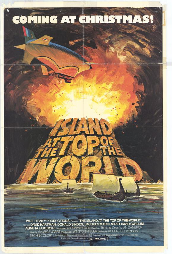 The Island at the Top World movie POSTER (Style (11" x 17") (1974) - Walmart.com