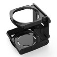 thumbnail image 2 of Titular de la bebida del barco Portavasos de plástico Bandeja organizadora de almacenamiento plegable, Botellas de bebidas Soportes de Tazas de soporte Portavasos para 9.5x9x9.7cm negro01, 2 of 9