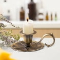 thumbnail image 3 of Portavelas Candelabro Macarena Bronce Vintage Soporte de Vela, 3 of 8