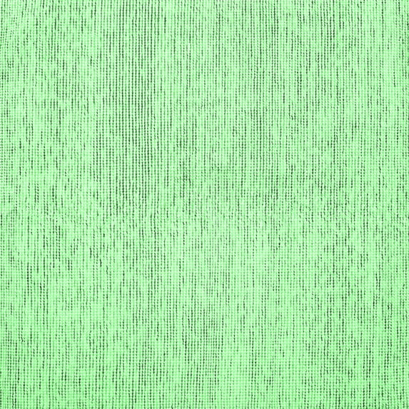 Ahgly Company Indoor Square Abstract Emerald Green Contemporary Area Rugs, 3' Square