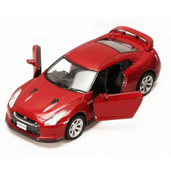 Nissan GT-R R35, Burgundy - Kinsmart 5340D - 1/36 scale Diecast Model Toy Car (Brand New, but NOT IN BOX)