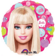 18" BARBIE PATTERN BALLOON • Party Supplies Decorations Foil Mylar Balloon