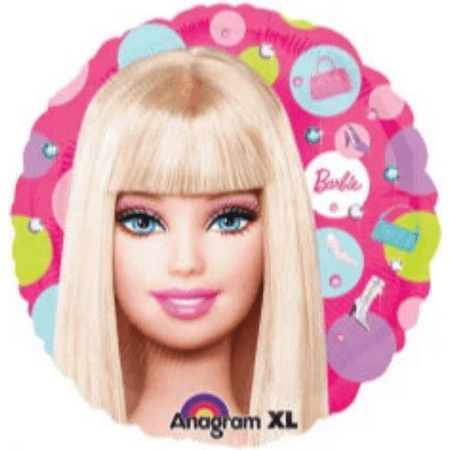 18" BARBIE PATTERN BALLOON • Party Supplies Decorations Foil Mylar Balloon