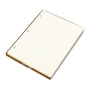 Wilson Jones Looseleaf Minute Book Ledger Sheets Ivory Linen 11 x 8-1/2 100 Sheet/Box 90110
