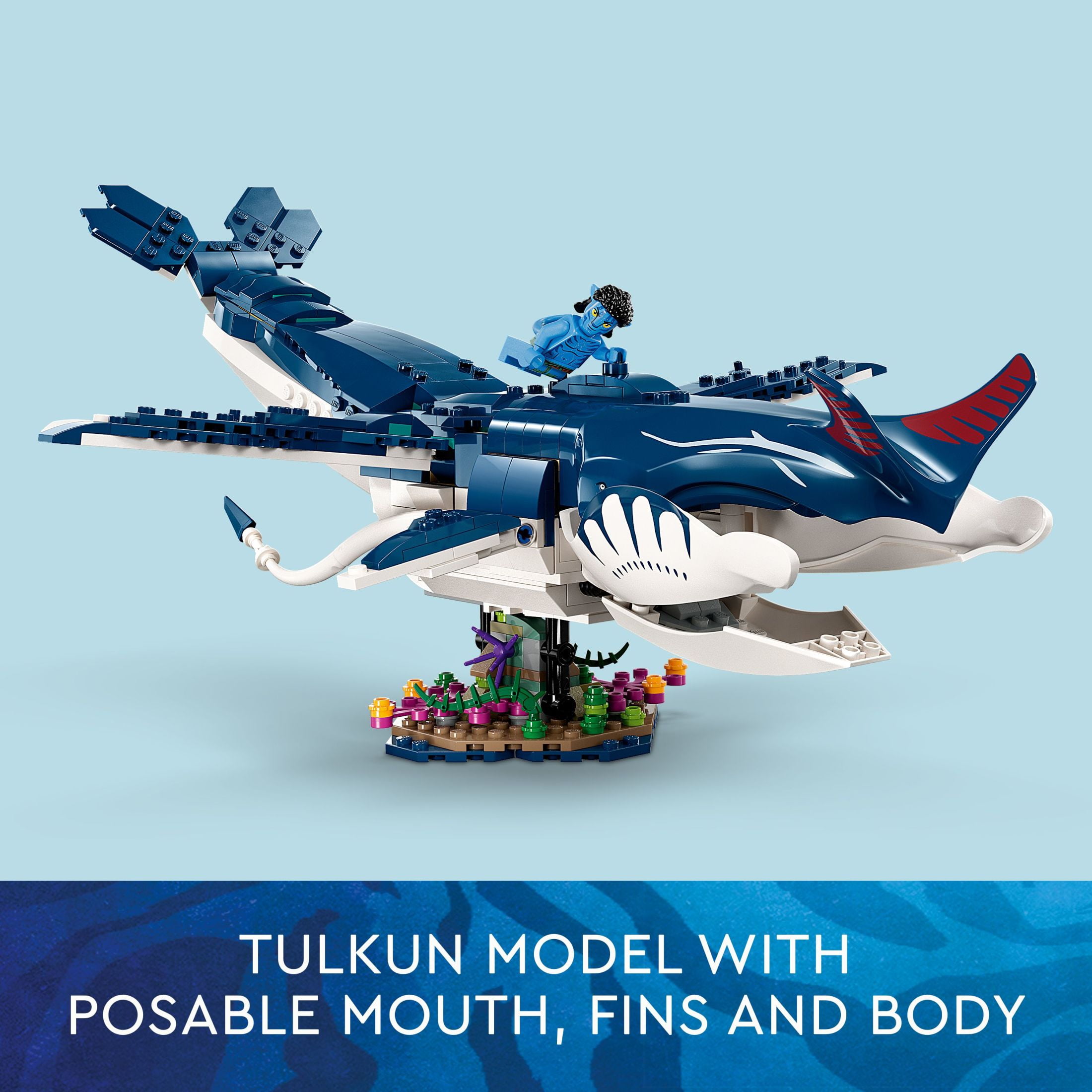 LEGO Avatar: The Way of Water Payakan the Tulkun & Crabsuit 75579, Building Toy Set, Movie Underwater Ocean with Whale-Like Sea Animal Creature Figure