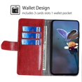 thumbnail image 2 of Gift compatible Huawei nova 12i 4G Magnetic Phone Case PU Leather Geometric Splicing Stand Cover, 2 of 5