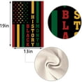 thumbnail image 3 of Black History Month Garden Flag Star Stripes African American Heritage Festival Vertical Double Sized Yard Outdoor Decoration, 3 of 6