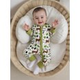 thumbnail image 6 of BemeyourBBs Newborn Baby Boy Hunting Outfit Mallard Duck Reindeer Romper Long Sleeve Zipper Up Jumpsuit Fall Winter Spring Clothes, 6 of 9