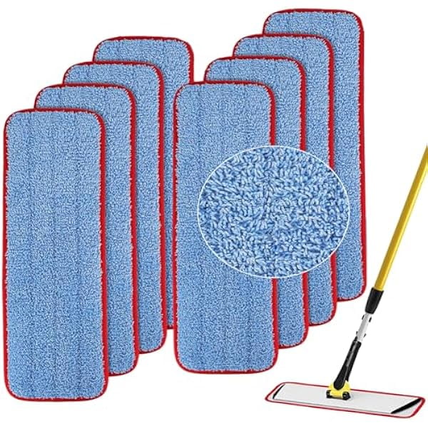 Chomp Wall Fabric and Wash Mop, Yellow Micorfiber, 60 Inch