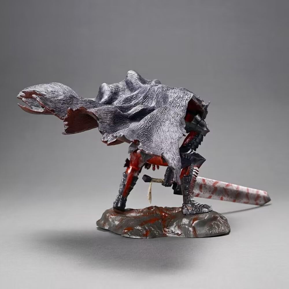 Berserk Figure Fighting Broadsword Guts Figurine 18cm/7.1inch PVC Anime Cartoon Manga Game Character Model Statue Collectible Craft Gift