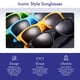thumbnail image 4 of Gafas de sol polarizadas retro rebobinadas para hombres y mujeres - Gafas de sol clásicas con protección UV, 4 of 6