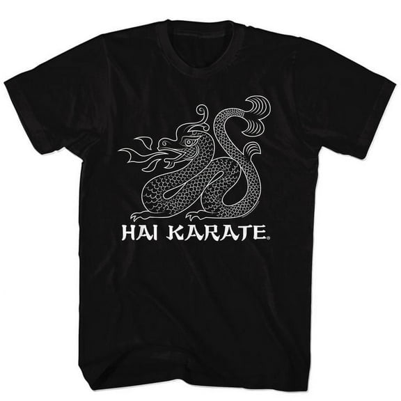 Hai Karate Dragon Black Adult T-Shirt