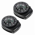 thumbnail image 4 of 2 Pcs Detachable Compass Waterproof Portable Compass Camping Compass Survival Tools For Watch, 4 of 4