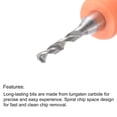thumbnail image 3 of Uxcell Tungsten Carbide CNC Engraving Micro PCB Drill Bits Set 1.75mm, 3 of 5
