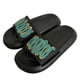 thumbnail image 1 of Sandalia deslizante para mujer, ligera, suave, antideslizante, cómoda, a la moda, con puntera abierta, zapatillas negras 36/37, 1 of 12