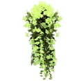 thumbnail image 2 of YANHAIGONG Hanging Artificial Violet Flowers,Artificial Flowers for Decoration,Fake Hanging Plants Colorful Violet Flower Bouquet for Wall Home Room Garden Wedding Indoor Outdoor Spring Decoration, 2 of 2