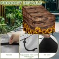 thumbnail image 4 of Renewold Waterproof Patio Chair Covers Anti-UV Weather-Resistant Patio Lounge Chair Covers Furniture Protection Fits up to 29W x 33D x 36H Inches, Sunflower Brown Wood Grain, 4 of 7