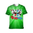 thumbnail image 5 of Cuphead T-Shirts for Men Women, Anime Short Shirts, Unisex Short Sleeve Tops, Crew Neck Tee Shirts, S-4XL, 5 of 8