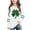 White, variant on Long Sleeve Tops for Boys Girls St Patricks Day Green Pullover Shirt Loose Crew Neck Fall Outfits for Irish Festival Themed Party
